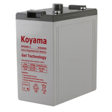 2V batería de gel estacionaria para el sistema de telecomunicaciones 2V600ah